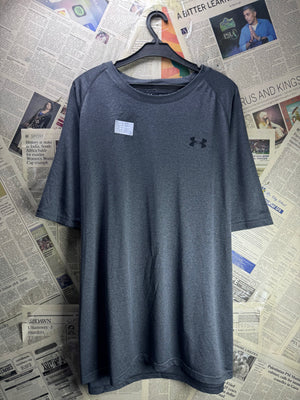 Under Armo*r® XXL | Chest: 26.5" | Black | Sports T-Shirt | Polyester | 4951 - Genuine Maal
