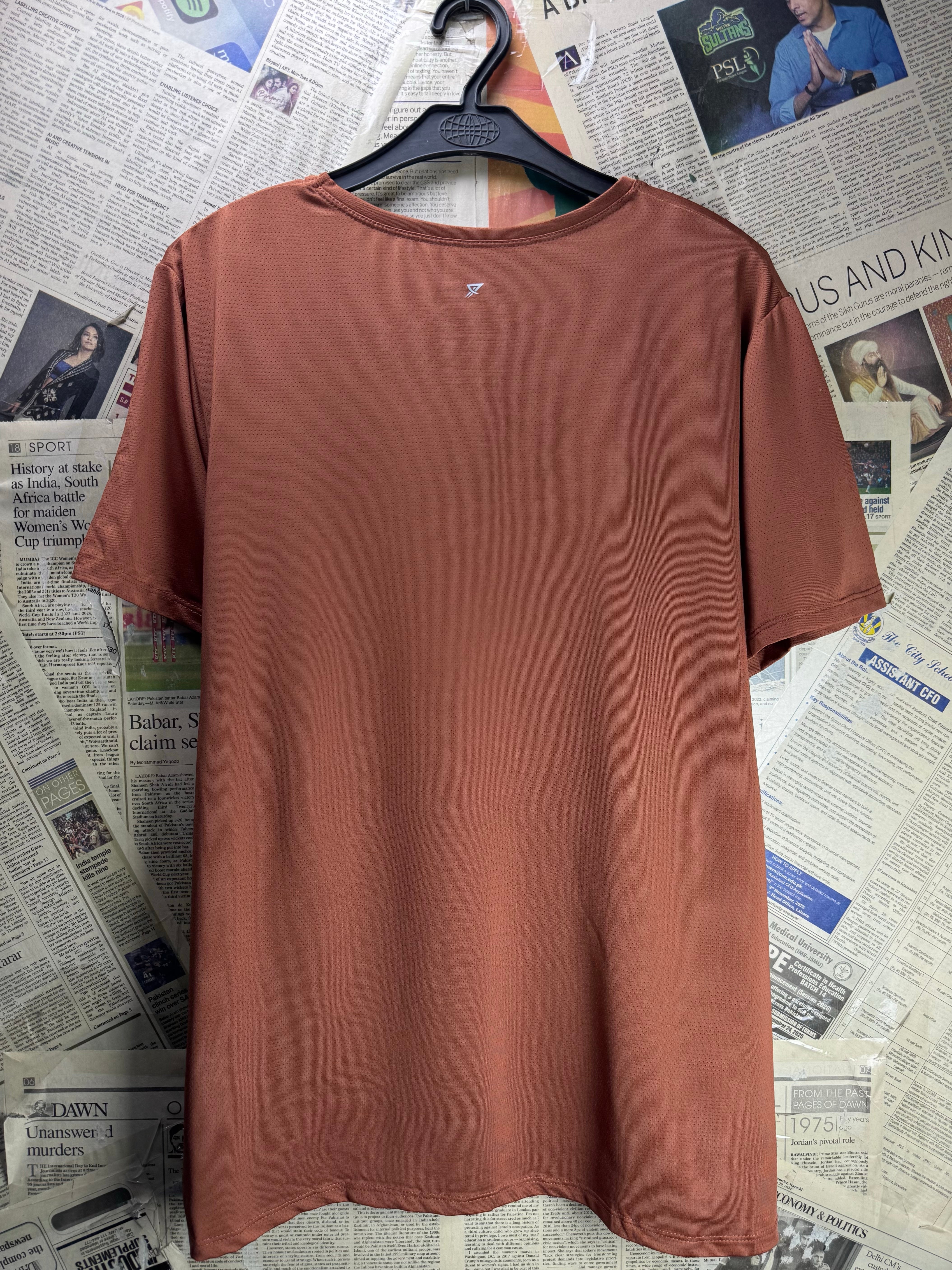 Primark® Medium | Chest: 22.5" | Pink | Sports T-Shirt | Poly - Elastane | 4953 - Genuine Maal