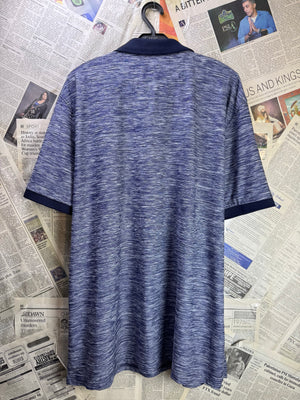 Mckenzie® Large | Chest: 24" | Blue Heather | Performance Polo | Poly - Elastane | 3803 - Genuine Maal