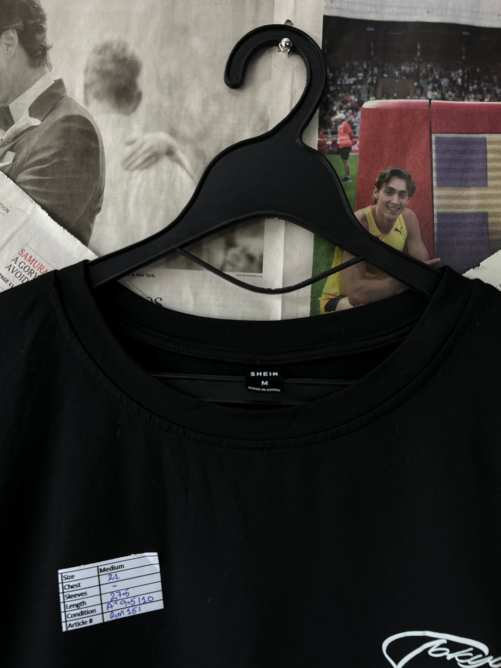 SHEIN® Black | Small | Chest: 21" | T151 - Genuine Maal