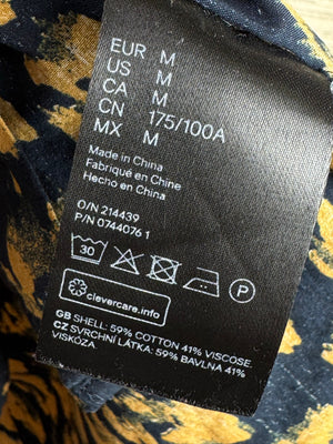 H&M® Small | Chest: 21" | Printed | Shirt | Cotton - Viscose | 4164 - Genuine Maal