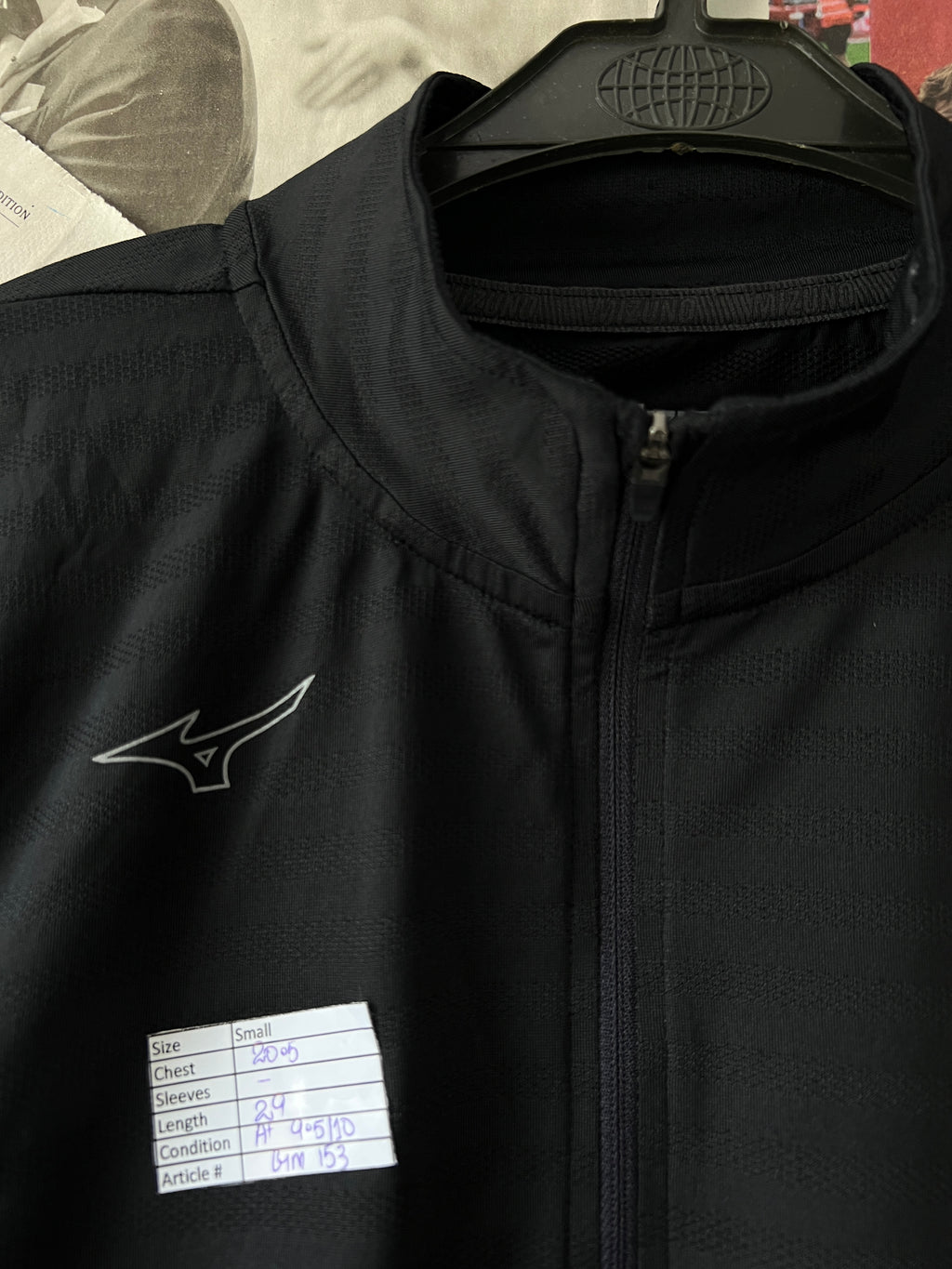 Mizuno® Small | Chest: 20.5" | Black | Jacket | 153 - Genuine Maal