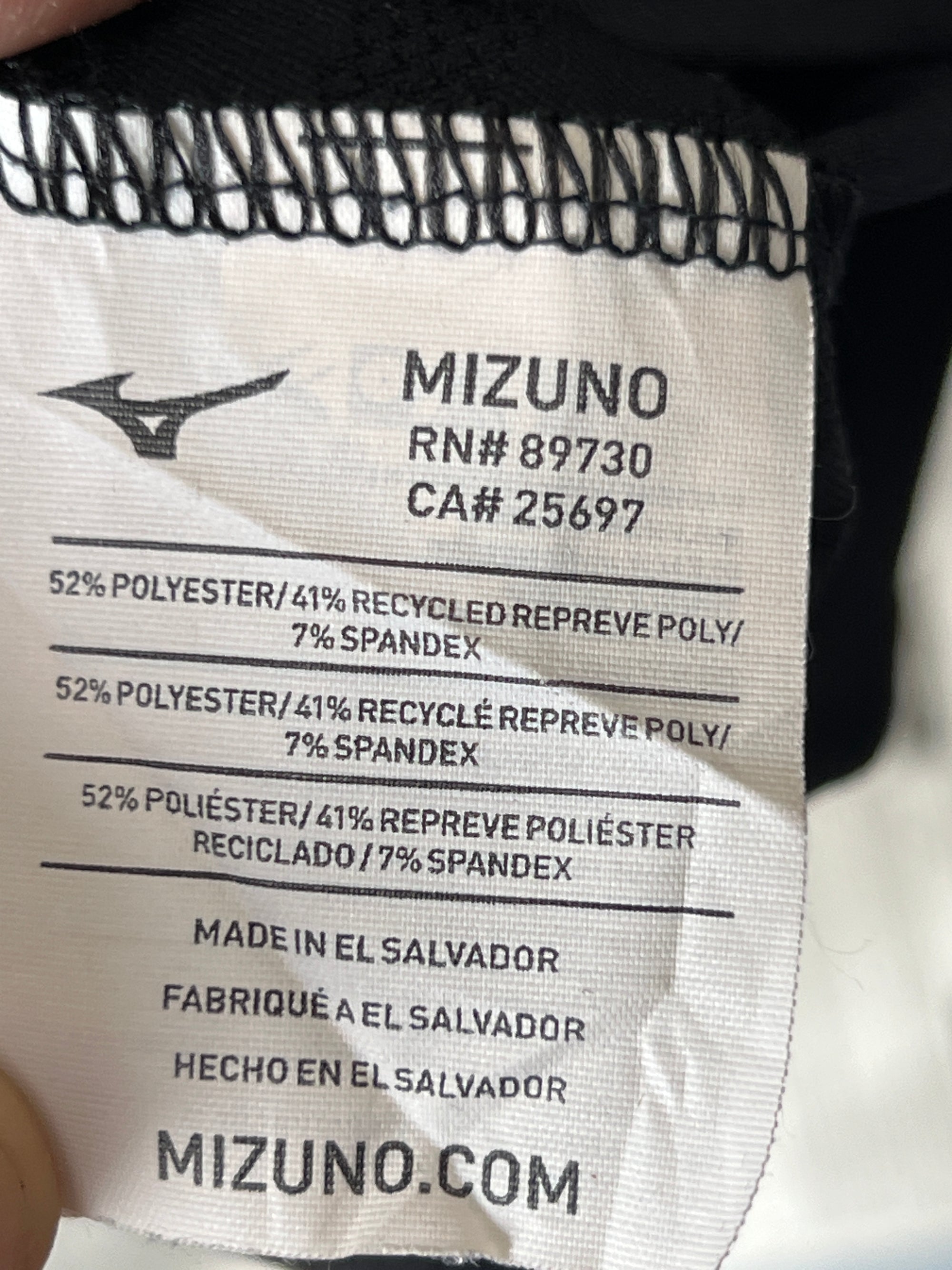 Mizuno® Small | Chest: 20.5" | Black | Jacket | 153 - Genuine Maal