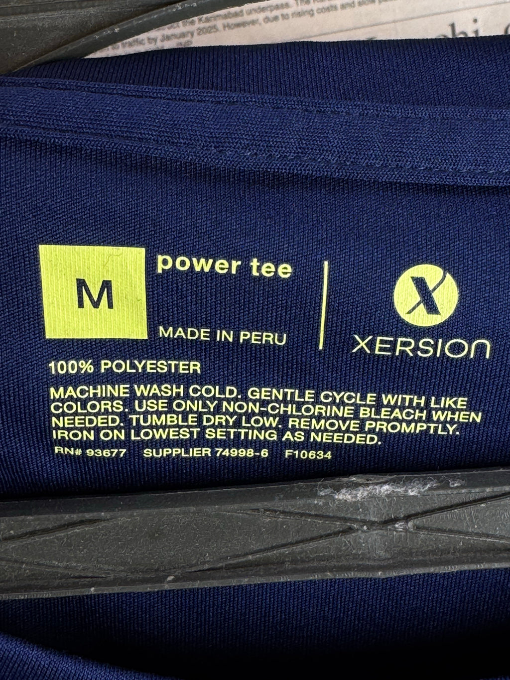 Xersion® Medium | Chest: 21.5" | Blue | Sports T-Shirt | Poly | 4151 - Genuine Maal