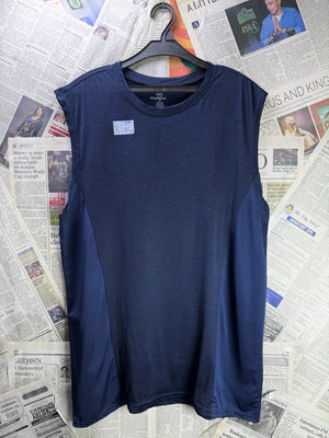 Realessenti® Medium | Chest: 21.5" | Space Blue | Gym Tango | Poly - Spandex | 4161 - Genuine Maal
