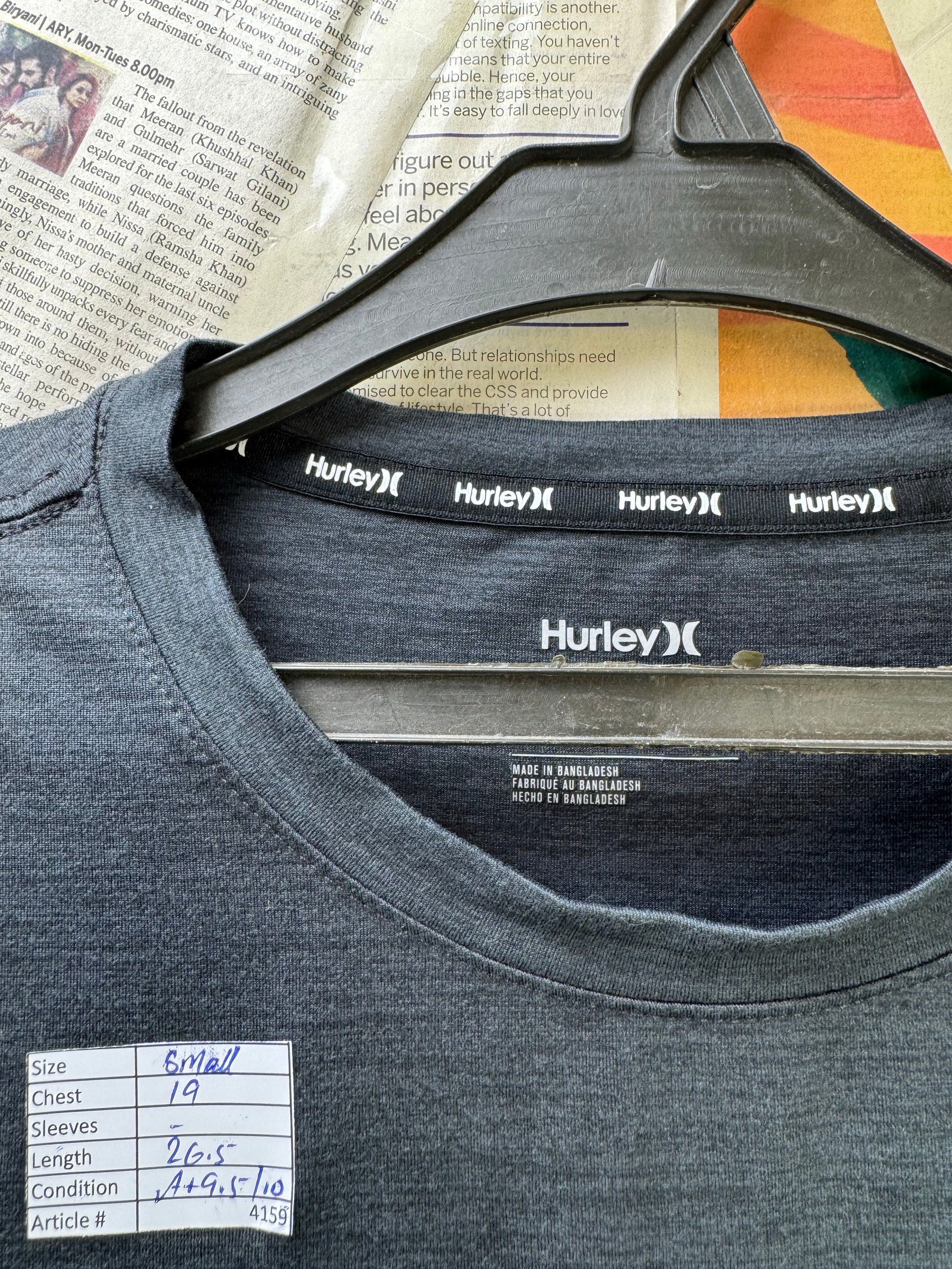 H*rley® Small | Chest: 19" | Asphalt Grey | Gym T-Shirt | Poly - Spandex | 4159 - Genuine Maal