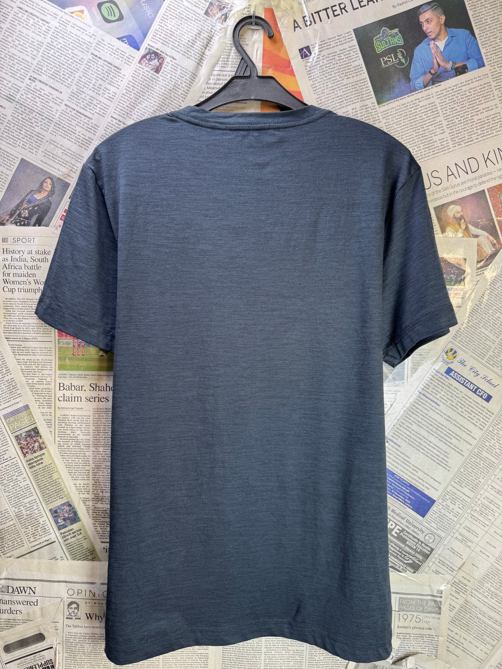 H*rley® Small | Chest: 19" | Asphalt Grey | Gym T-Shirt | Poly - Spandex | 4159 - Genuine Maal