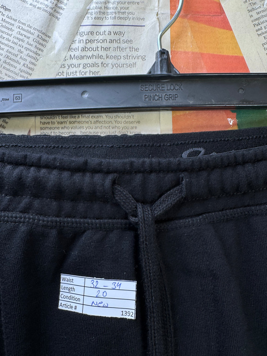 Eddie Bauer® Waist: 32" to 34" | Black | Shorts | Cotton - Poly | 1392 - Genuine Maal