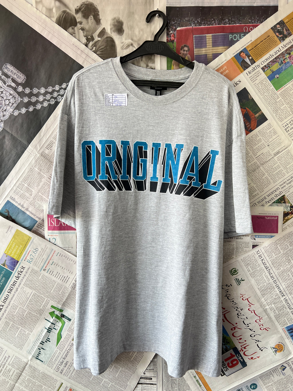 H&M® Grey | XL | Chest: 26" | T160 - Genuine Maal