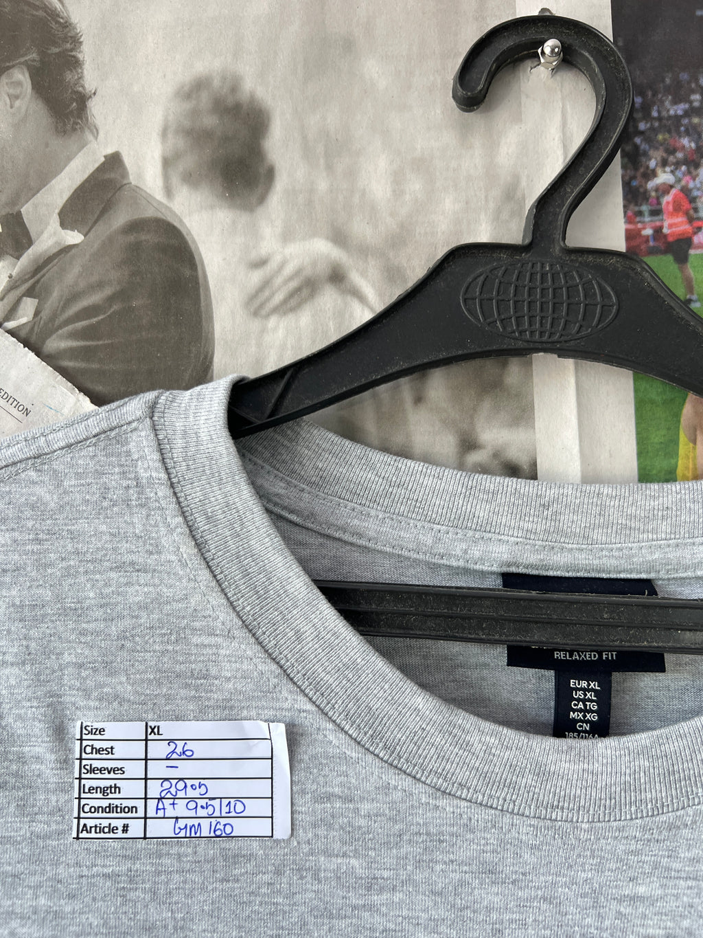 H&M® Grey | XL | Chest: 26" | T160 - Genuine Maal