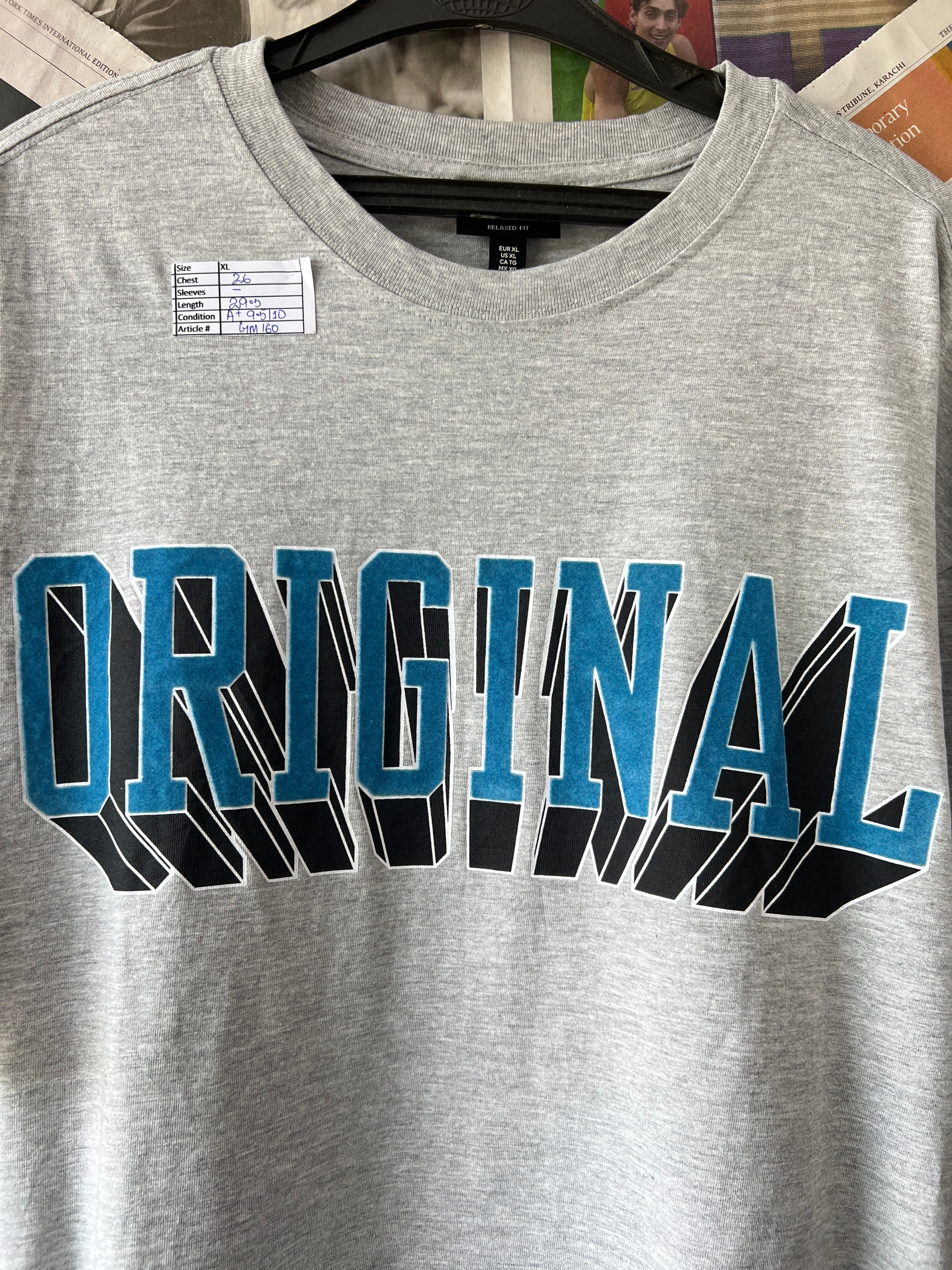 H&M® Grey | XL | Chest: 26" | T160 - Genuine Maal