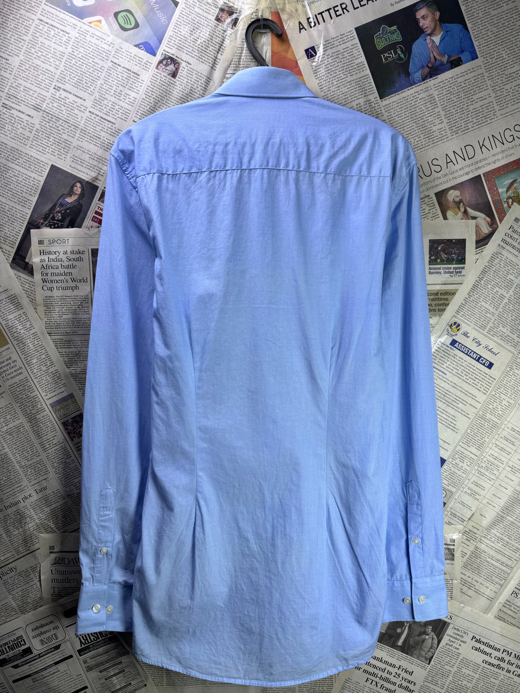 Next® Small | Chest: 20" | Light Blue | Shirt | Cotton | 3998 - Genuine Maal