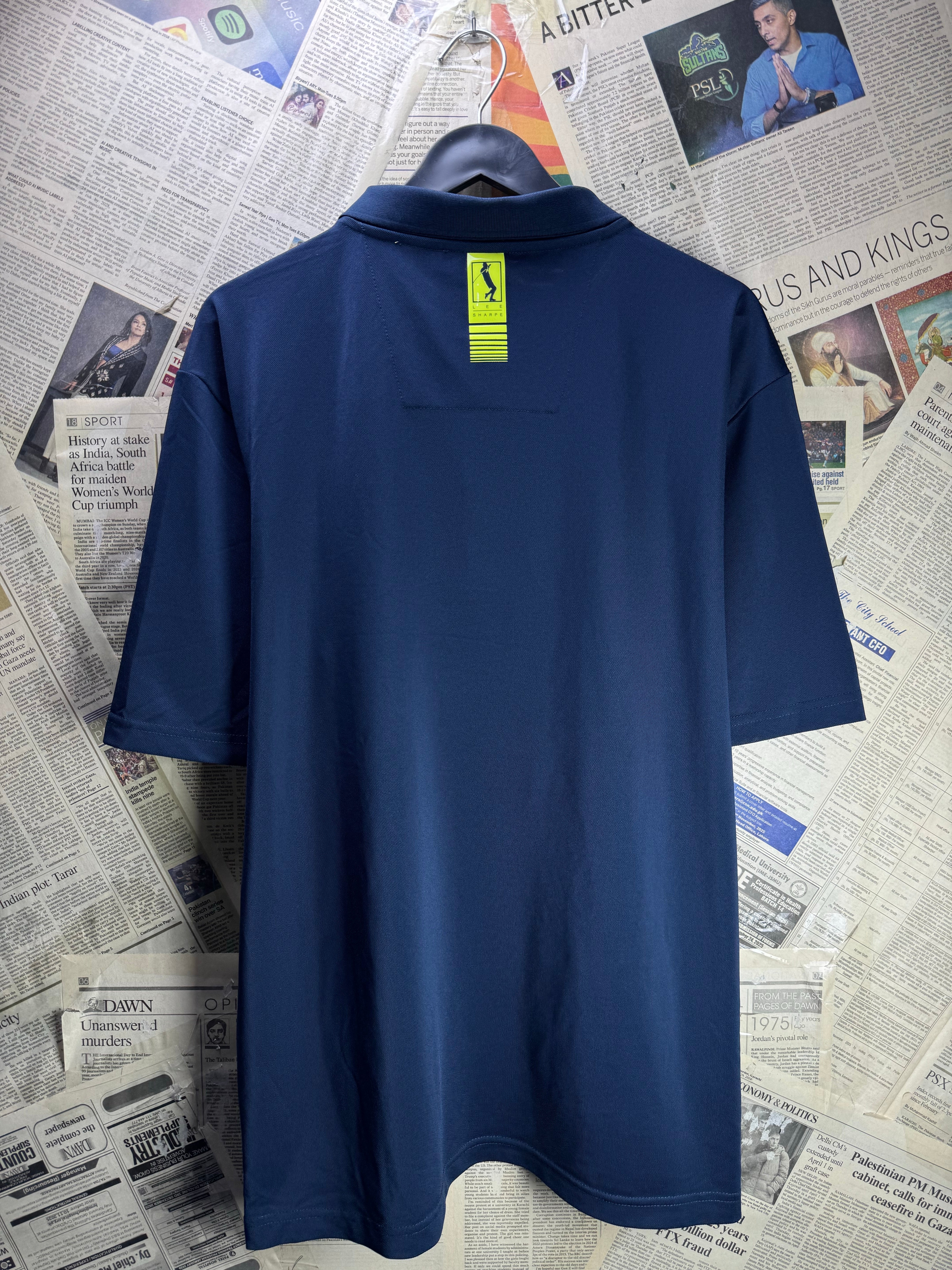 Stromberg® Large | Chest: 23" | Blue | Golf Polo | Poly - Elastane | 5134 - Genuine Maal