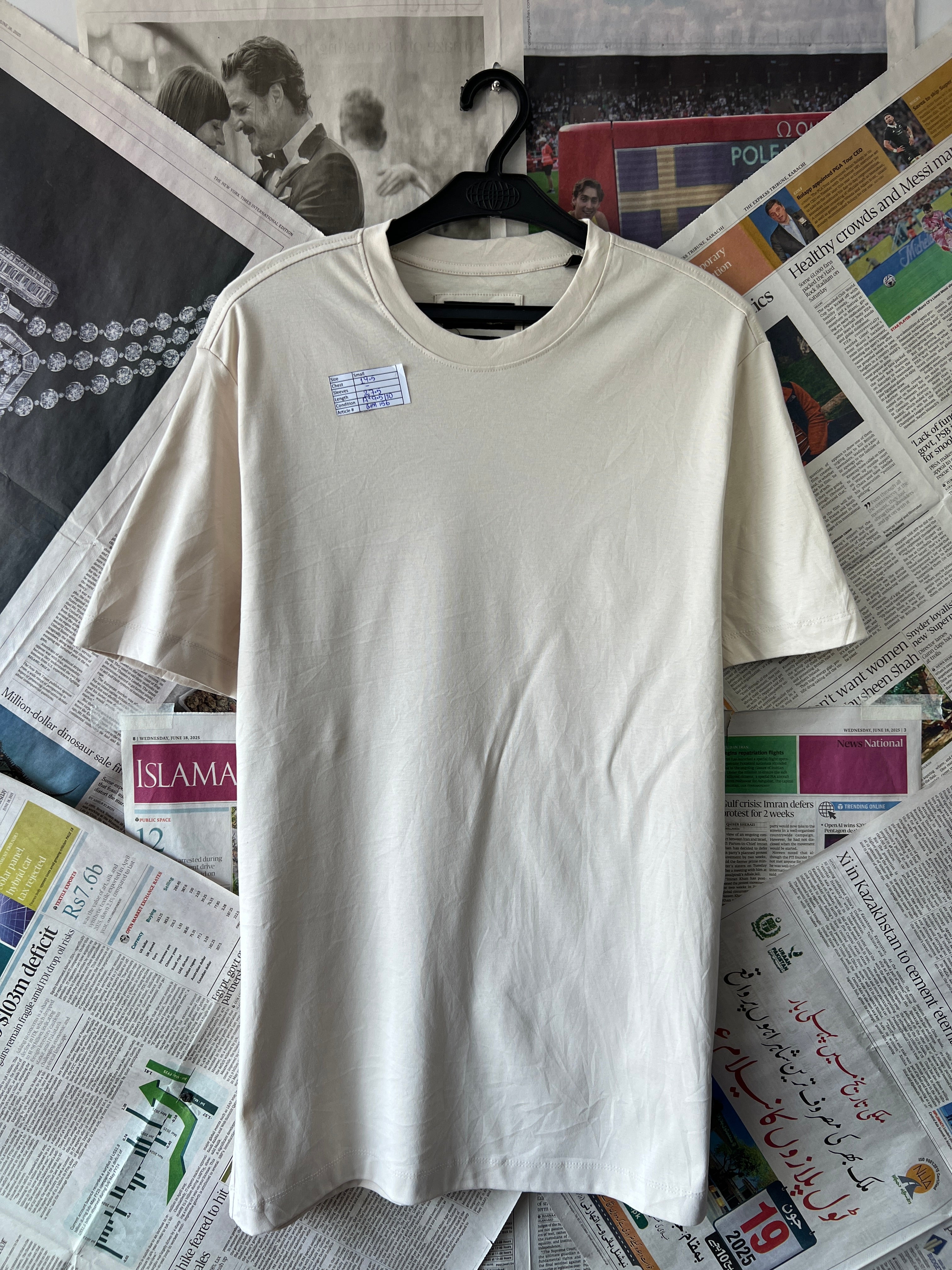 PORTER & ASH® Beige | Small | Chest: 19.5" | T156 - Genuine Maal
