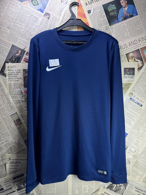 N*ke® XS | Chest: 18" | Blue | Sports Fullsleeves T-Shirt | Polyester | 5338 - Genuine Maal