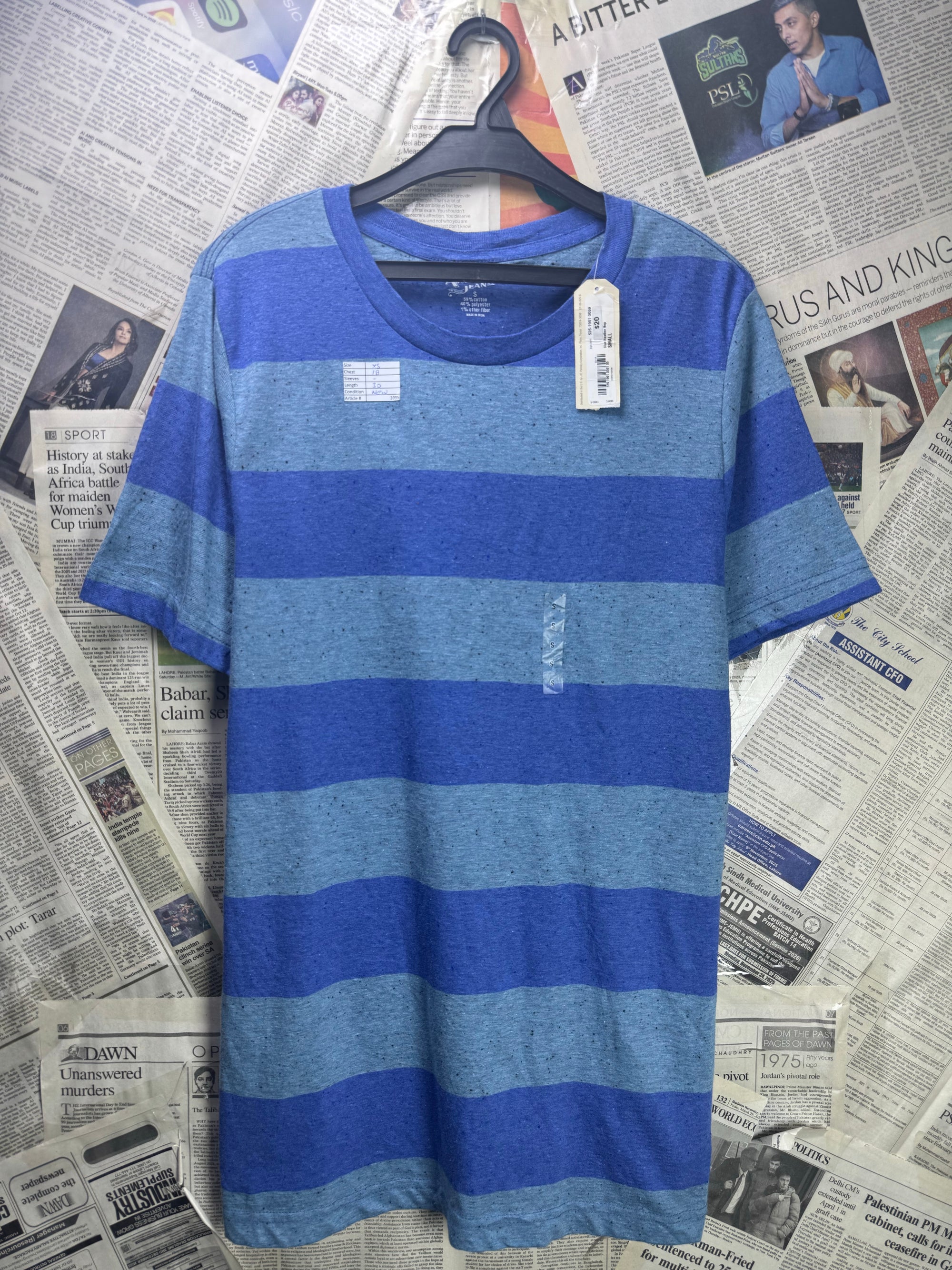 Arizona® XS | Chest: 18" | Blue | T-Shirt | Cotton - Poly | 3995 - Genuine Maal