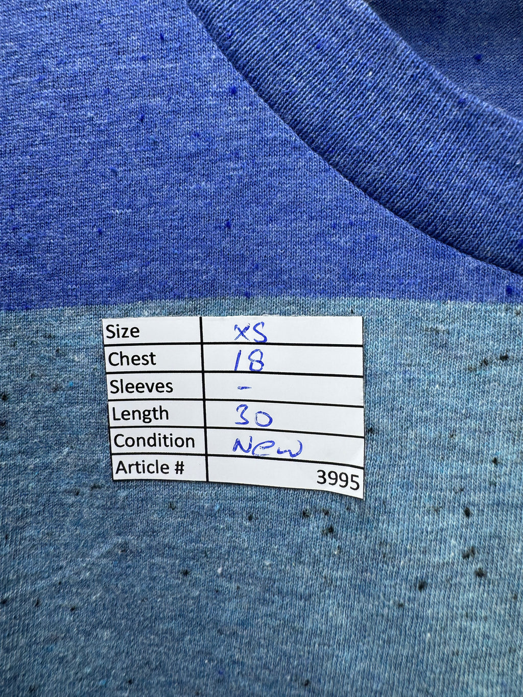 Arizona® XS | Chest: 18" | Blue | T-Shirt | Cotton - Poly | 3995 - Genuine Maal