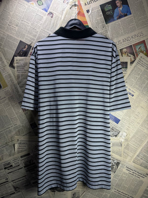 Adi*as® XXL | Chest: 27" | Stripes | Golf Polo | Polyester | 5359 - Genuine Maal