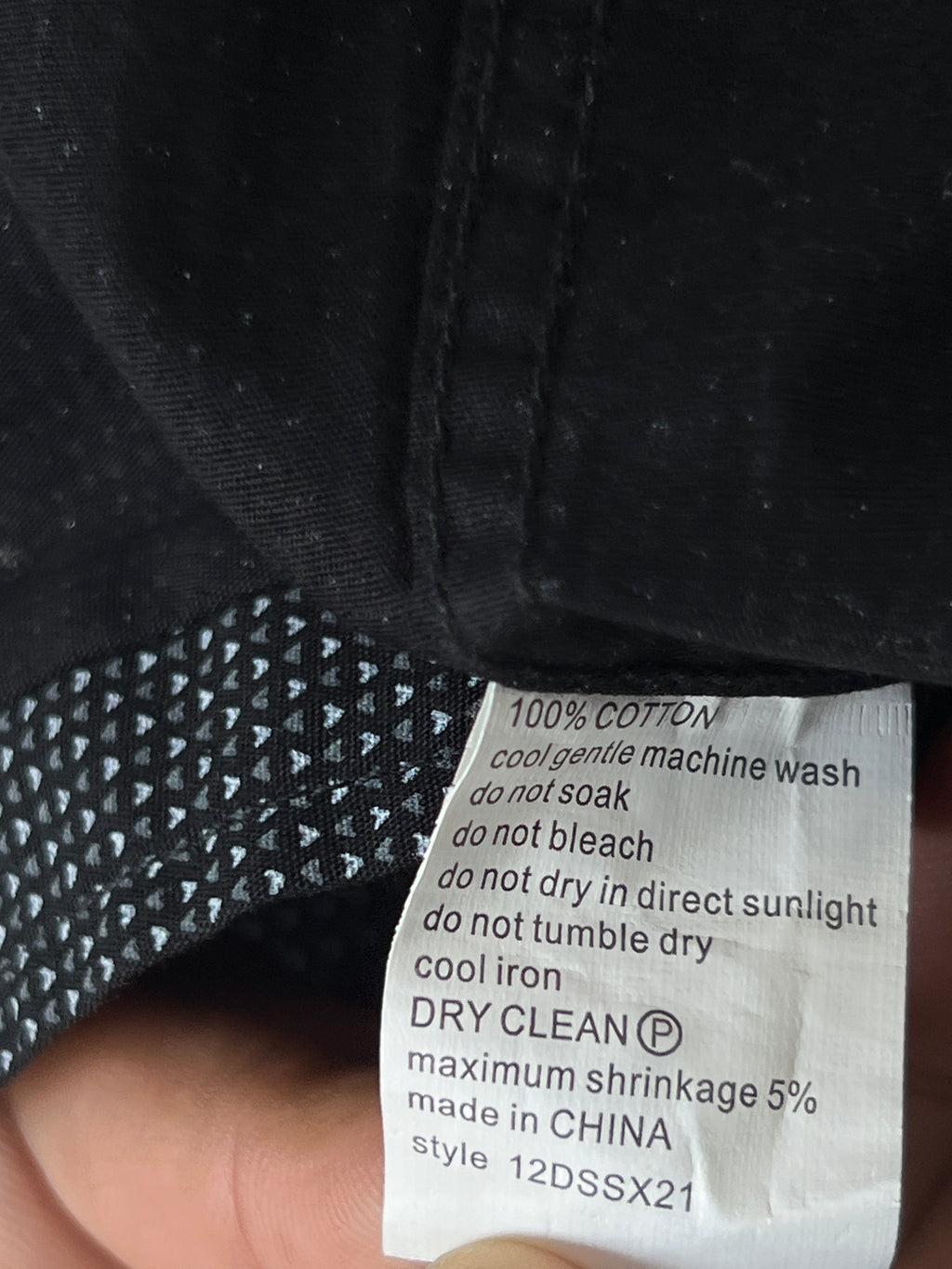 YD.® Black | Small | Chest: 20.5" | T177 - Genuine Maal