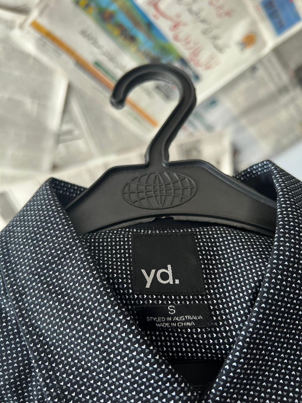 YD.® Black | Small | Chest: 20.5" | T177 - Genuine Maal