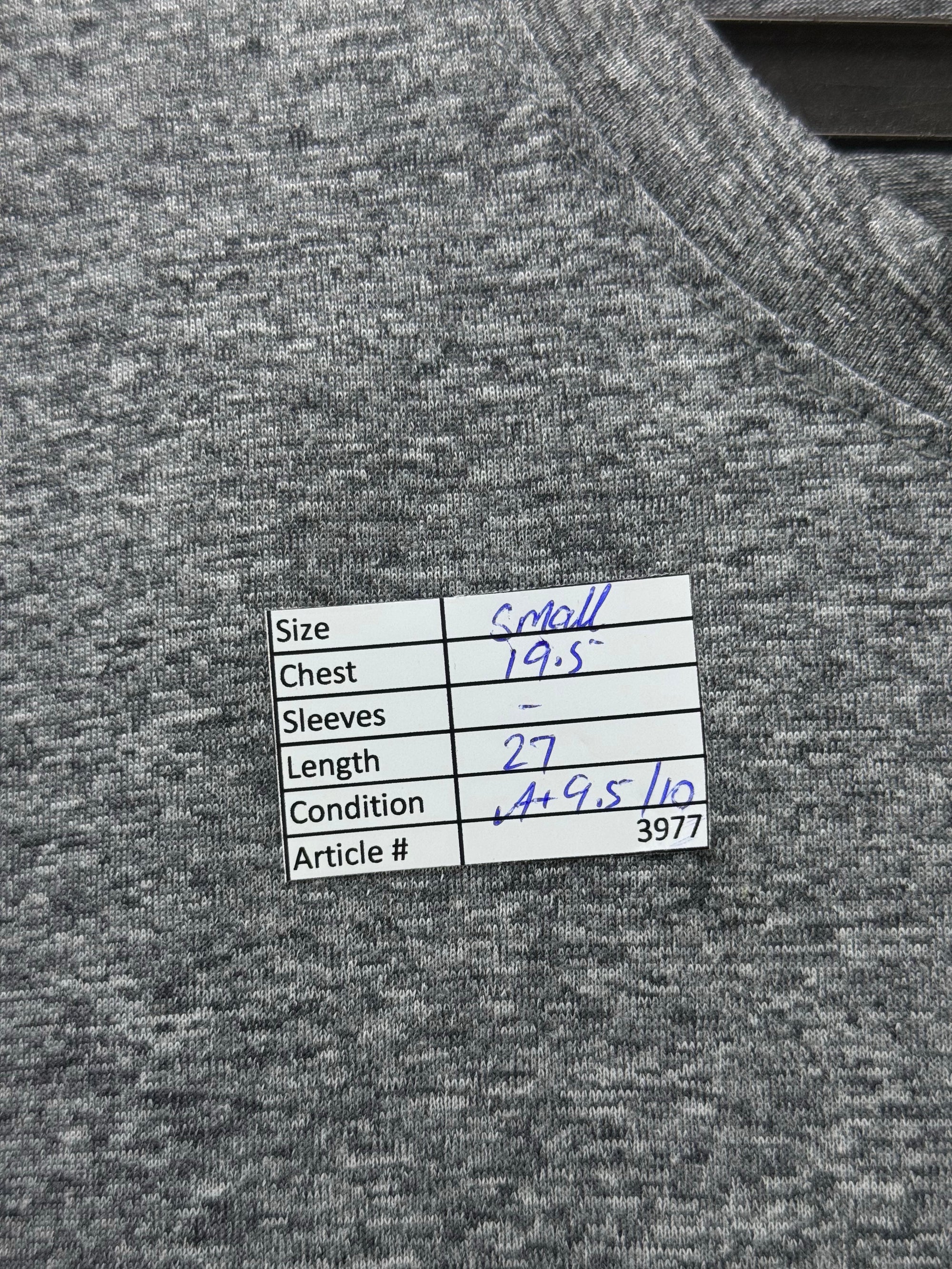 Adidas® Small | Chest: 19.5" | Heather Grey | Sports T-Shirt | Poly | 3977 - Genuine Maal