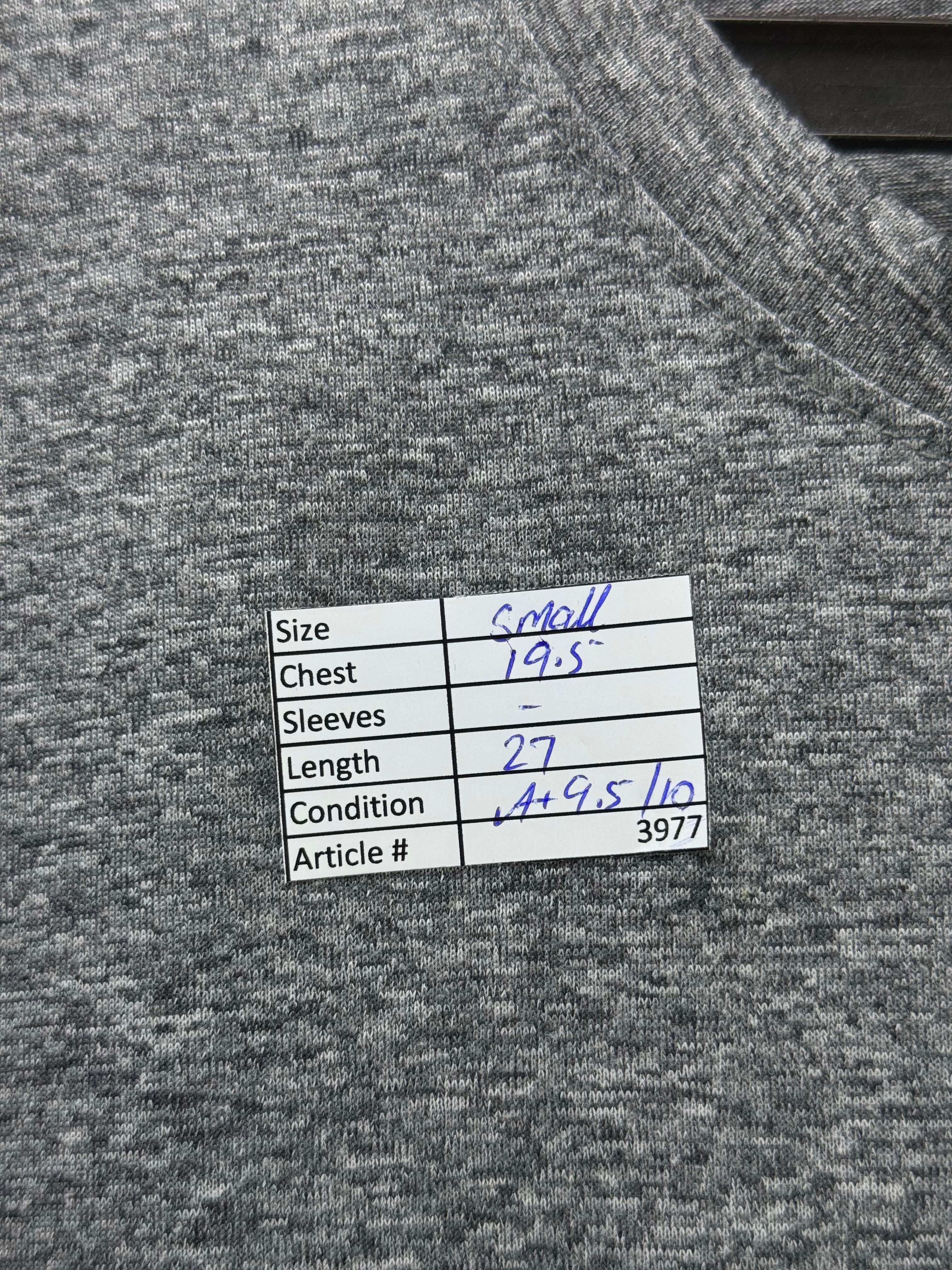 Adidas® Small | Chest: 19.5" | Heather Grey | Sports T-Shirt | Poly | 3977 - Genuine Maal
