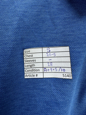 Uniqlo® Small | Chest: 20.5" | Blue | Performance Polo | Polyester | 5140 - Genuine Maal