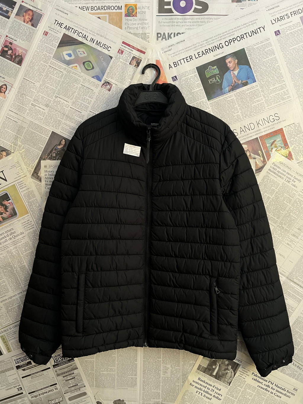 Superdry® Small | Chest: 21" | Black | Heavy Puffer Jacket | 2286 - Genuine Maal