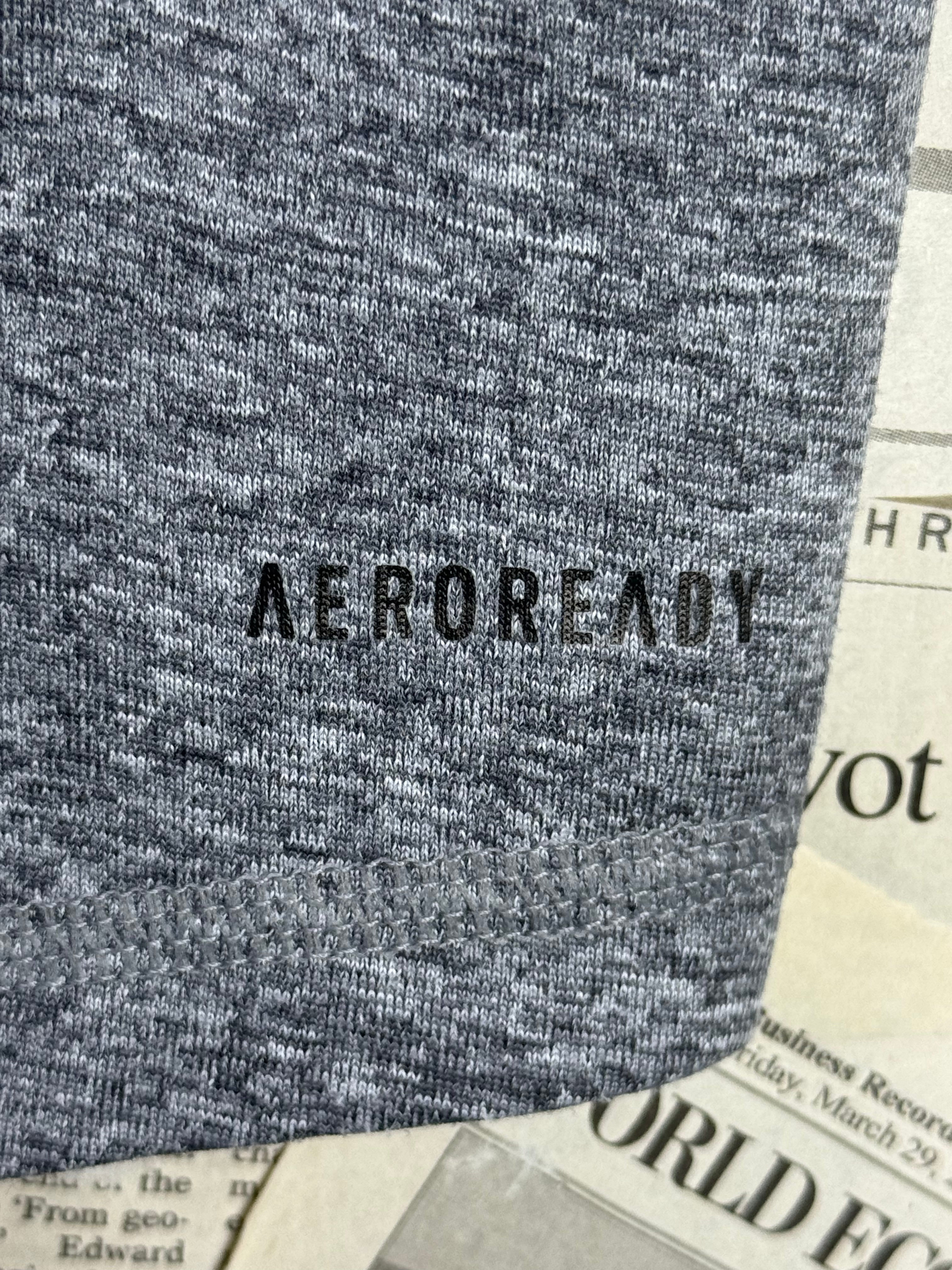Adidas® Small | Chest: 19.5" | Heather Grey | Sports T-Shirt | Poly | 3977 - Genuine Maal