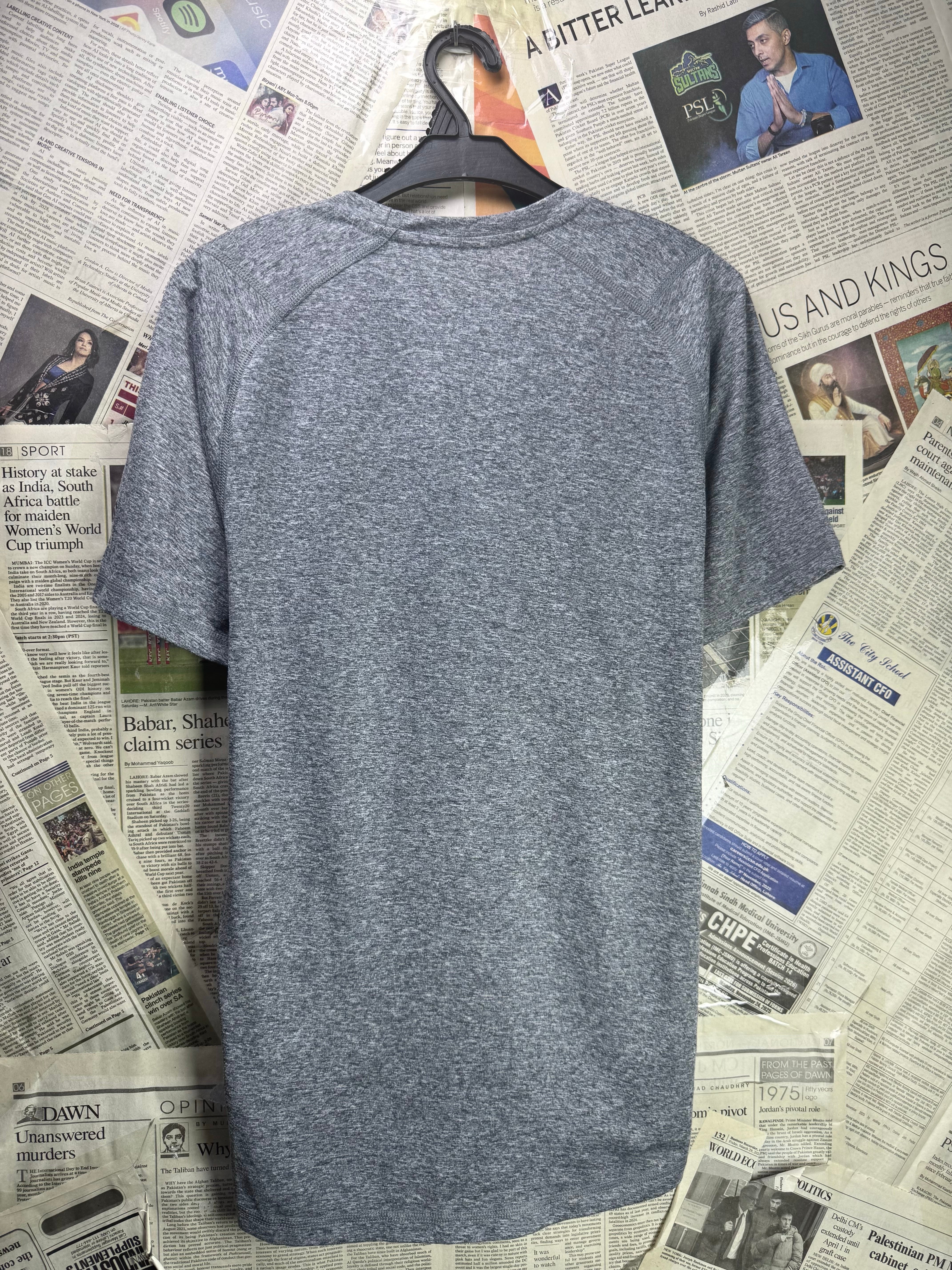 Adidas® Small | Chest: 19.5" | Heather Grey | Sports T-Shirt | Poly | 3977 - Genuine Maal