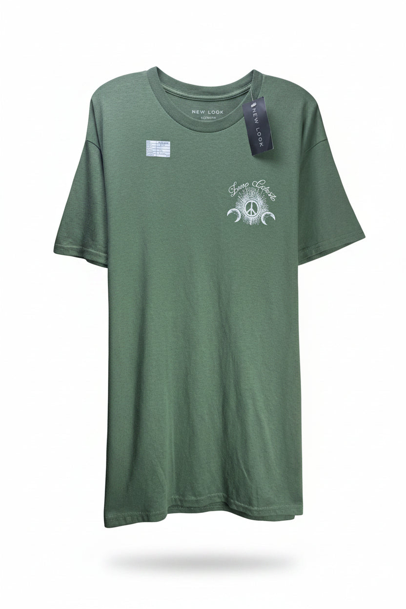 Women - New Look® Medium | Chest: 21.5" | Green | T-Shirt | 3979 - Genuine Maal
