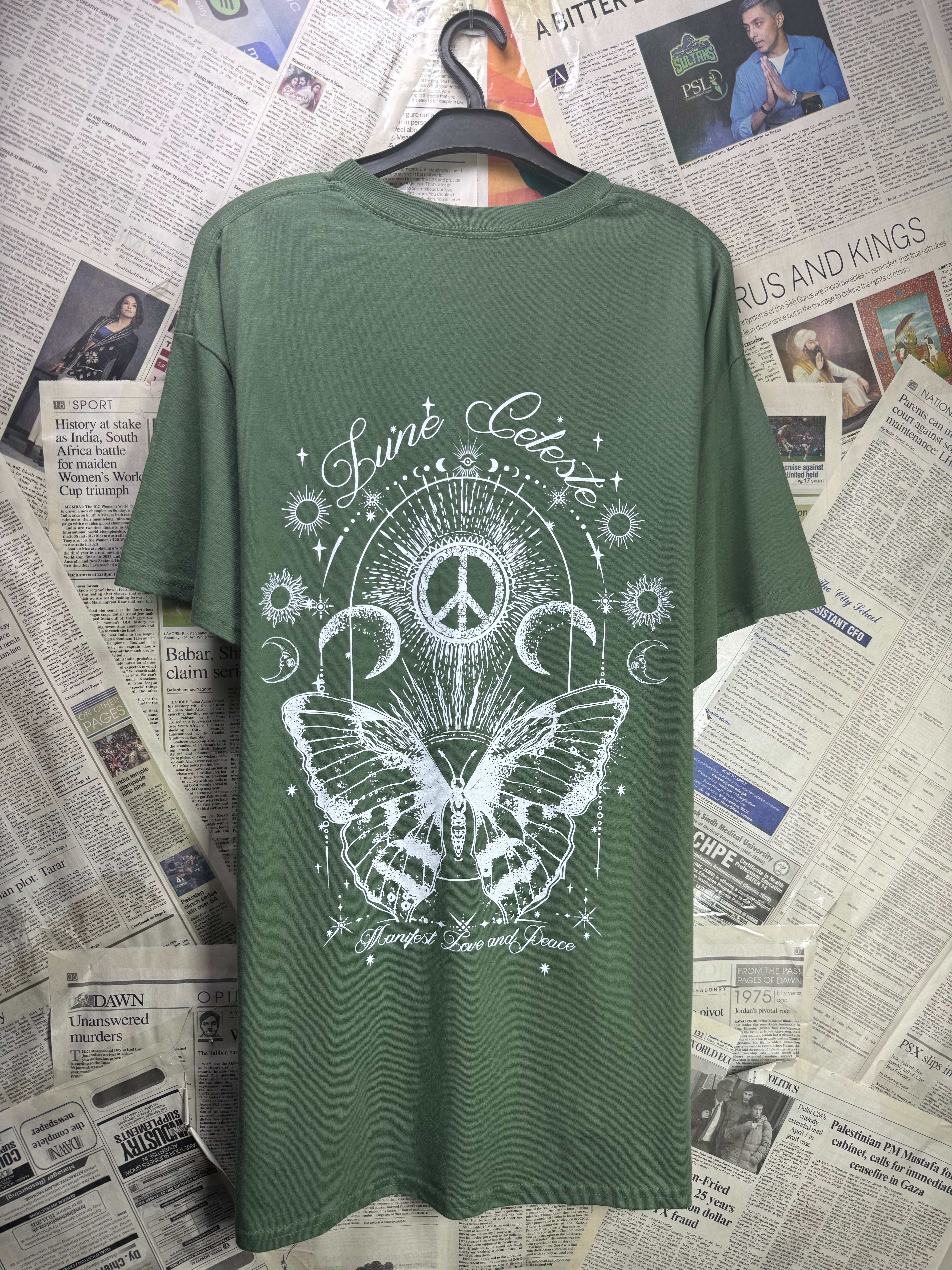 Women - New Look® Medium | Chest: 21.5" | Green | T-Shirt | 3979 - Genuine Maal