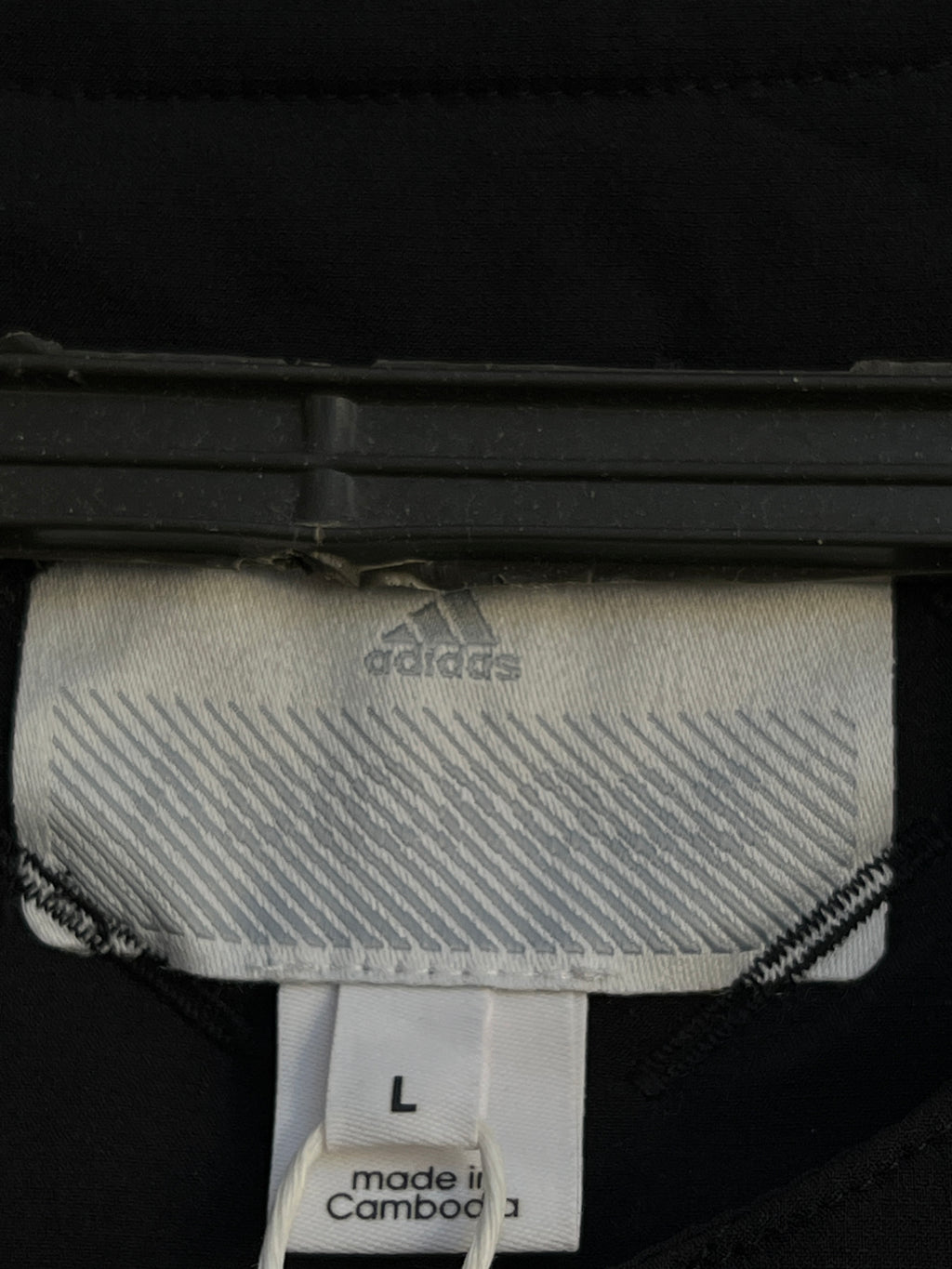 Adid*s® Large | Chest: 23.5" | Black | Full Zip Sleeveless Jacket | 2291 - Genuine Maal