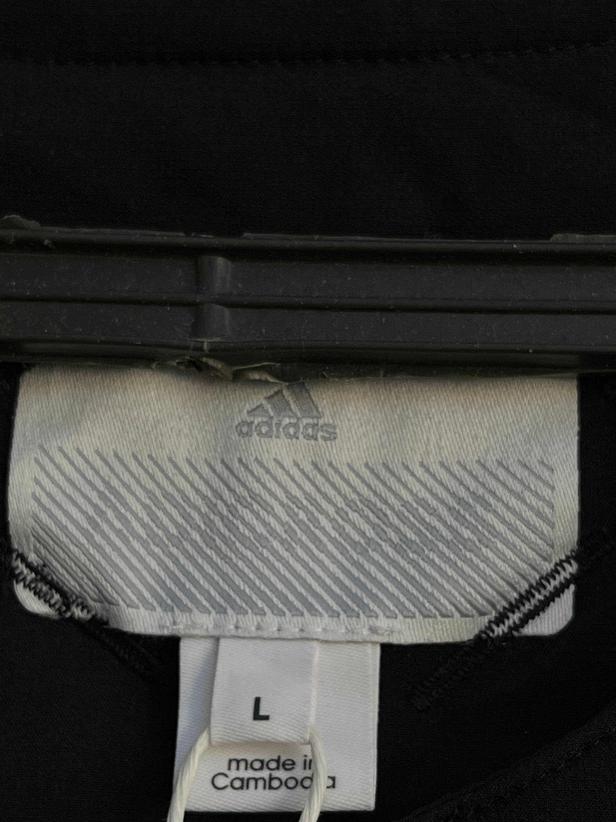 Adid*s® Large | Chest: 23.5" | Black | Full Zip Sleeveless Jacket | 2291