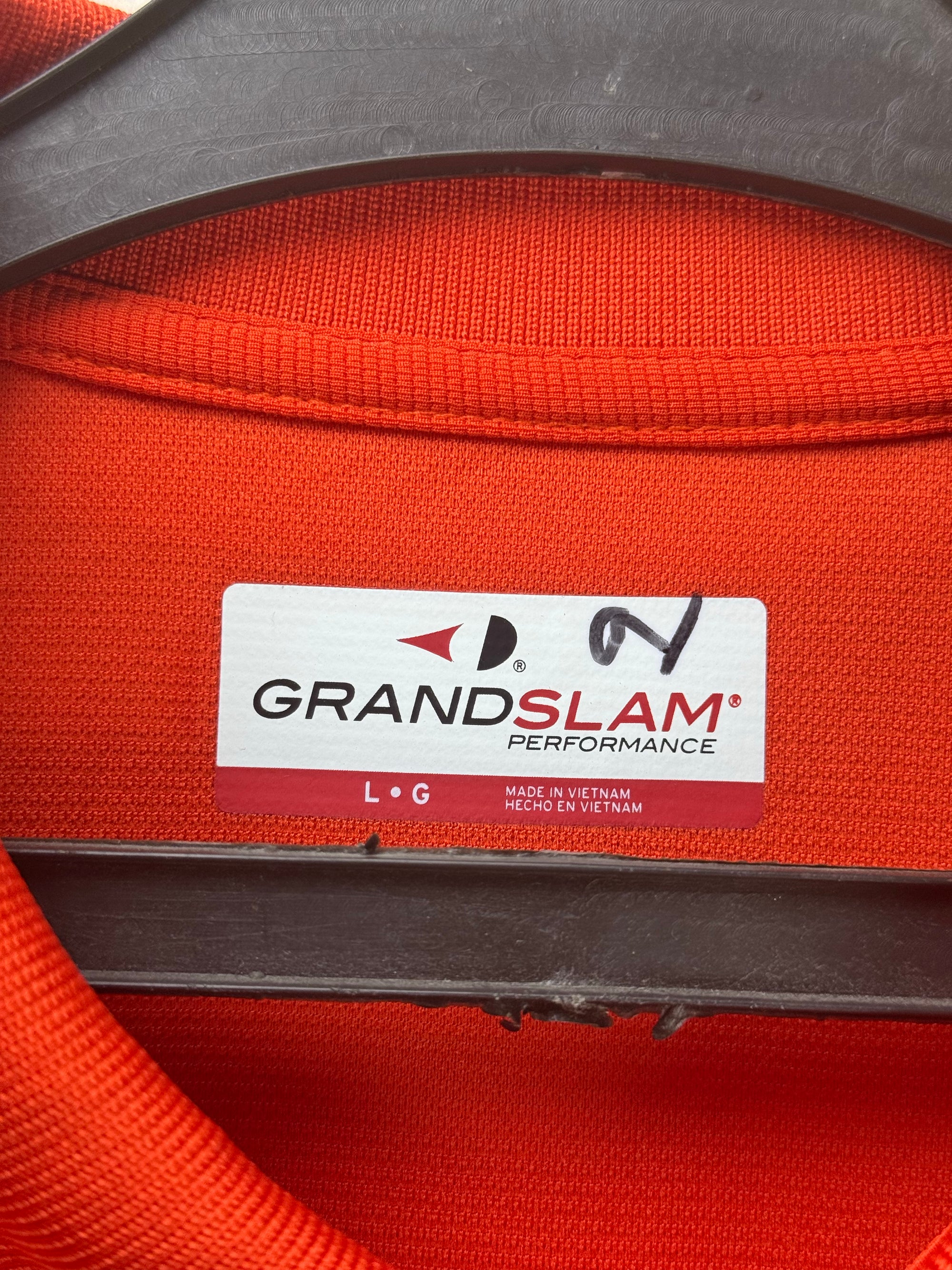 Grand Slam® Large | Chest: 23" | Burnt Orange | Performance Polo | Poly | 4000 - Genuine Maal