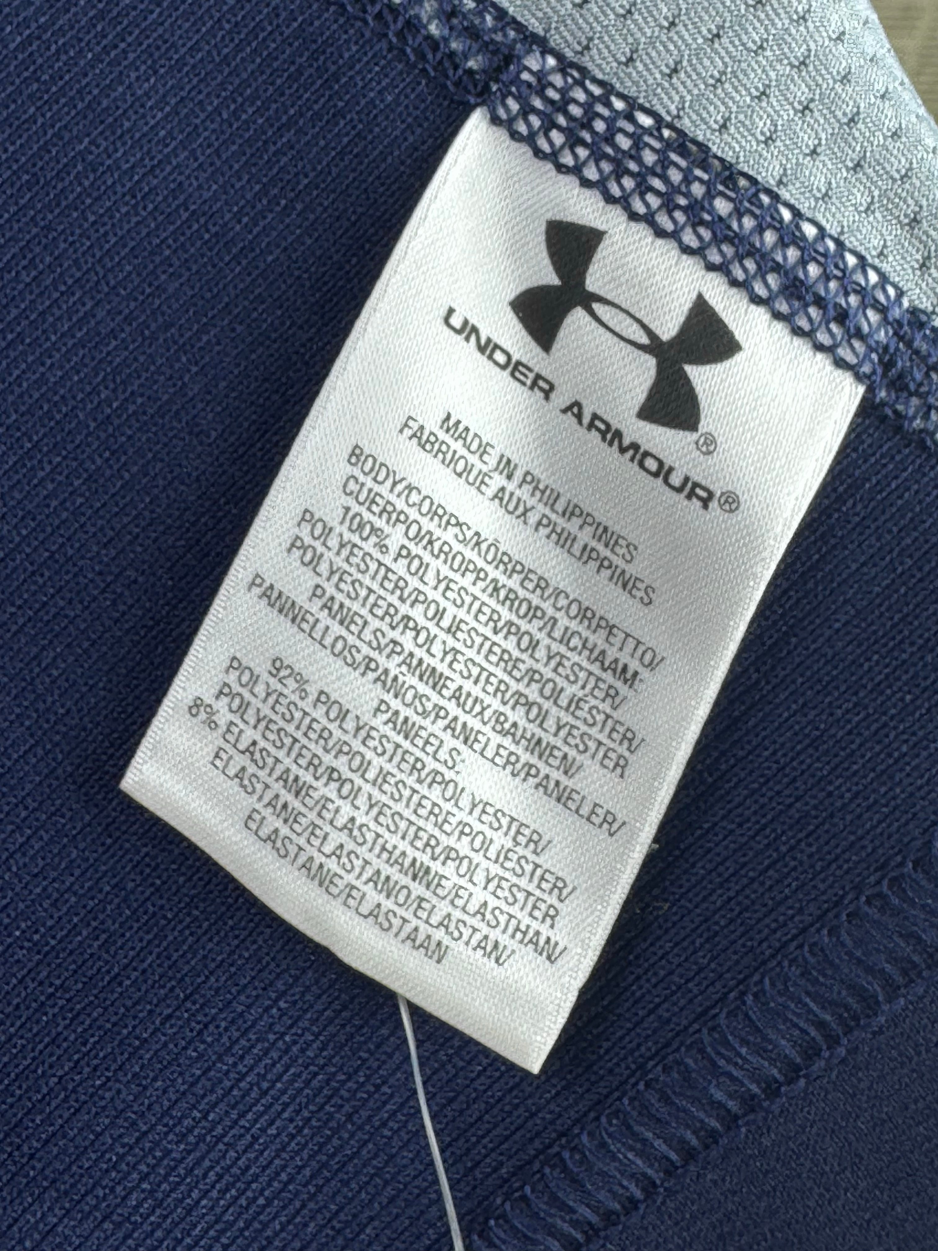 Under Armo*r® Large | Chest: 23" | Blue | Sports T-Shirt | Polyester | 5324 - Genuine Maal