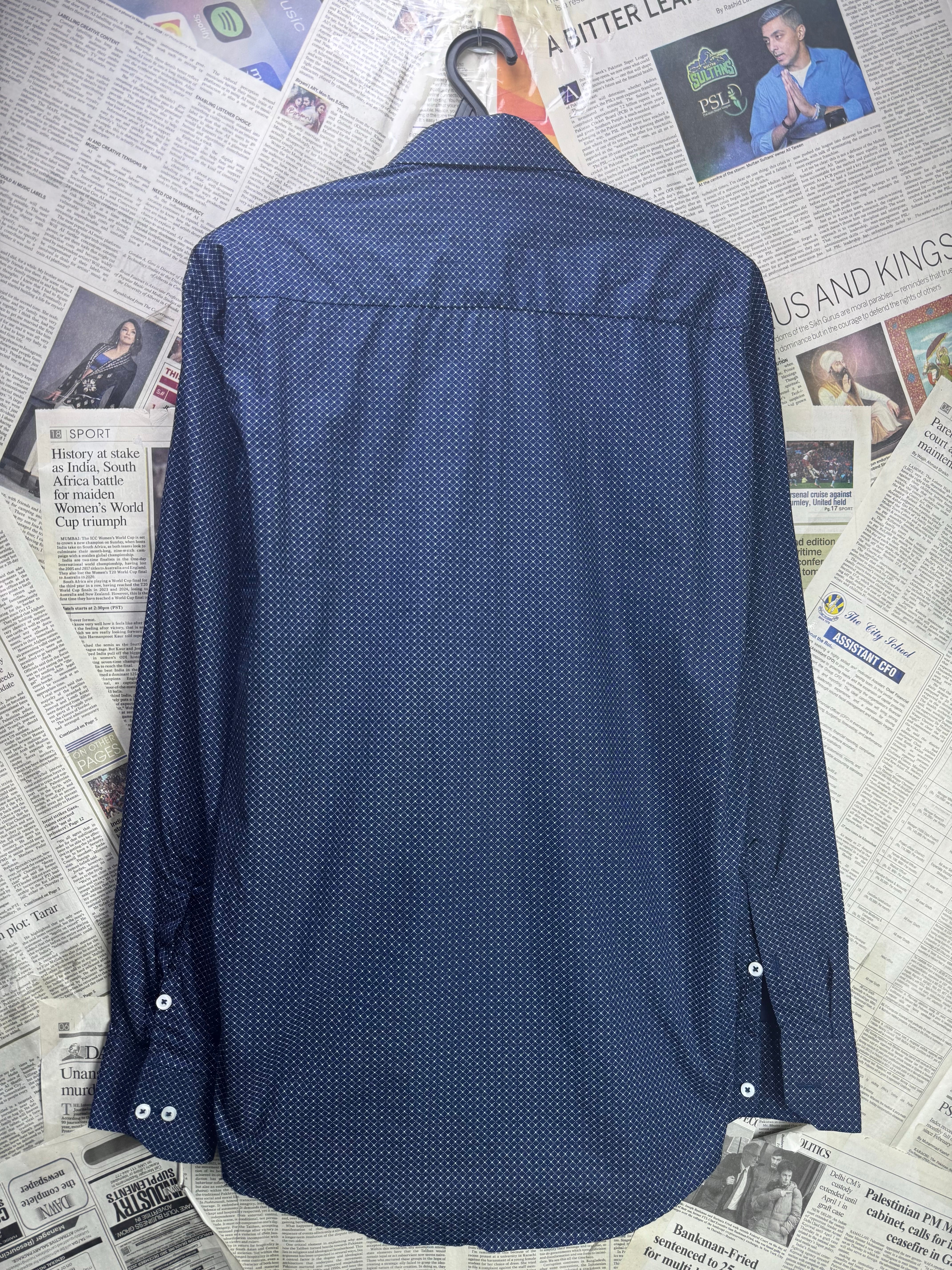 MG® Medium | Chest: 21.5" | Blue with White Pattern | Shirt | 4002 - Genuine Maal