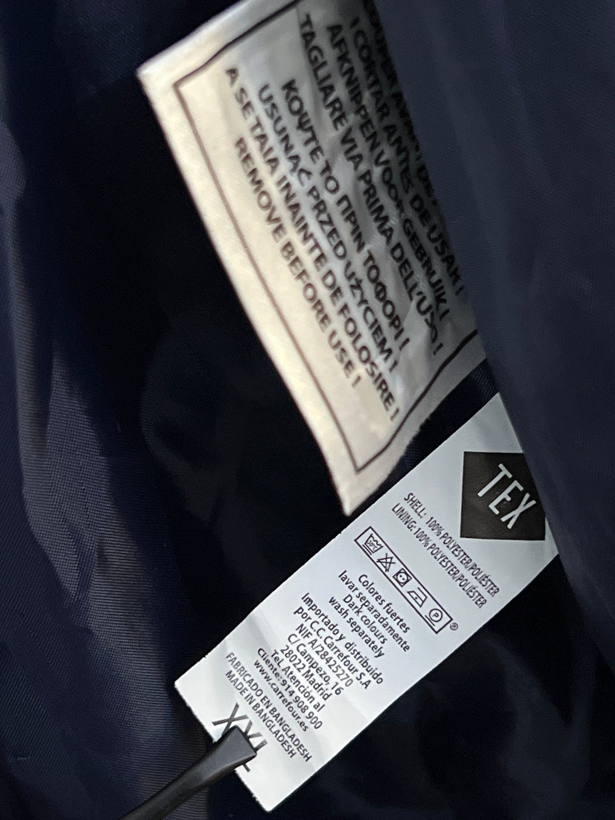 Tex® XL | Chest: 25.5" | Blue | Bomber Jacket | 2287