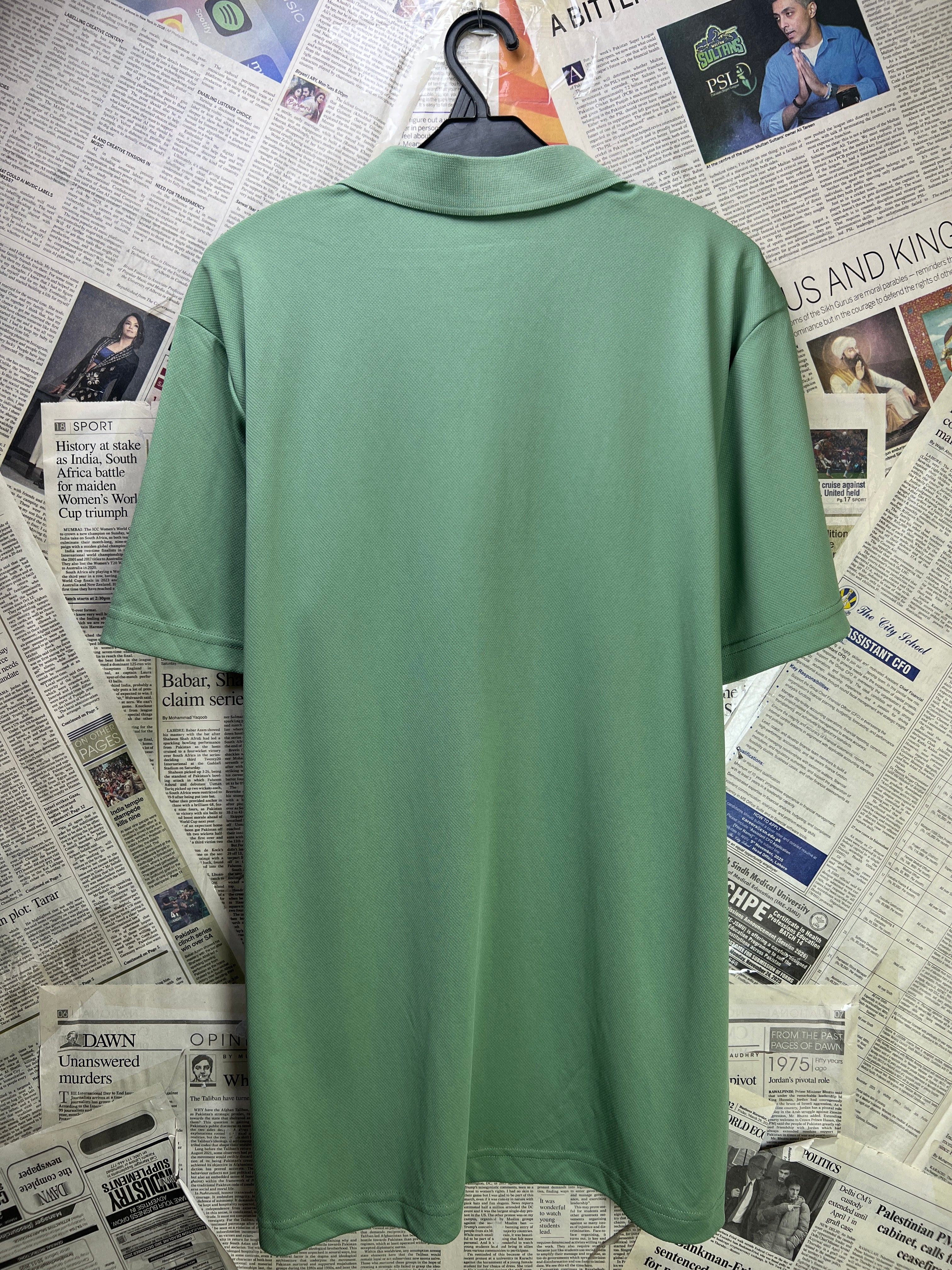 BCG® Medium | Chest: 21.5" | Cucumber | Sports Polo | Poly | 3842 - Genuine Maal