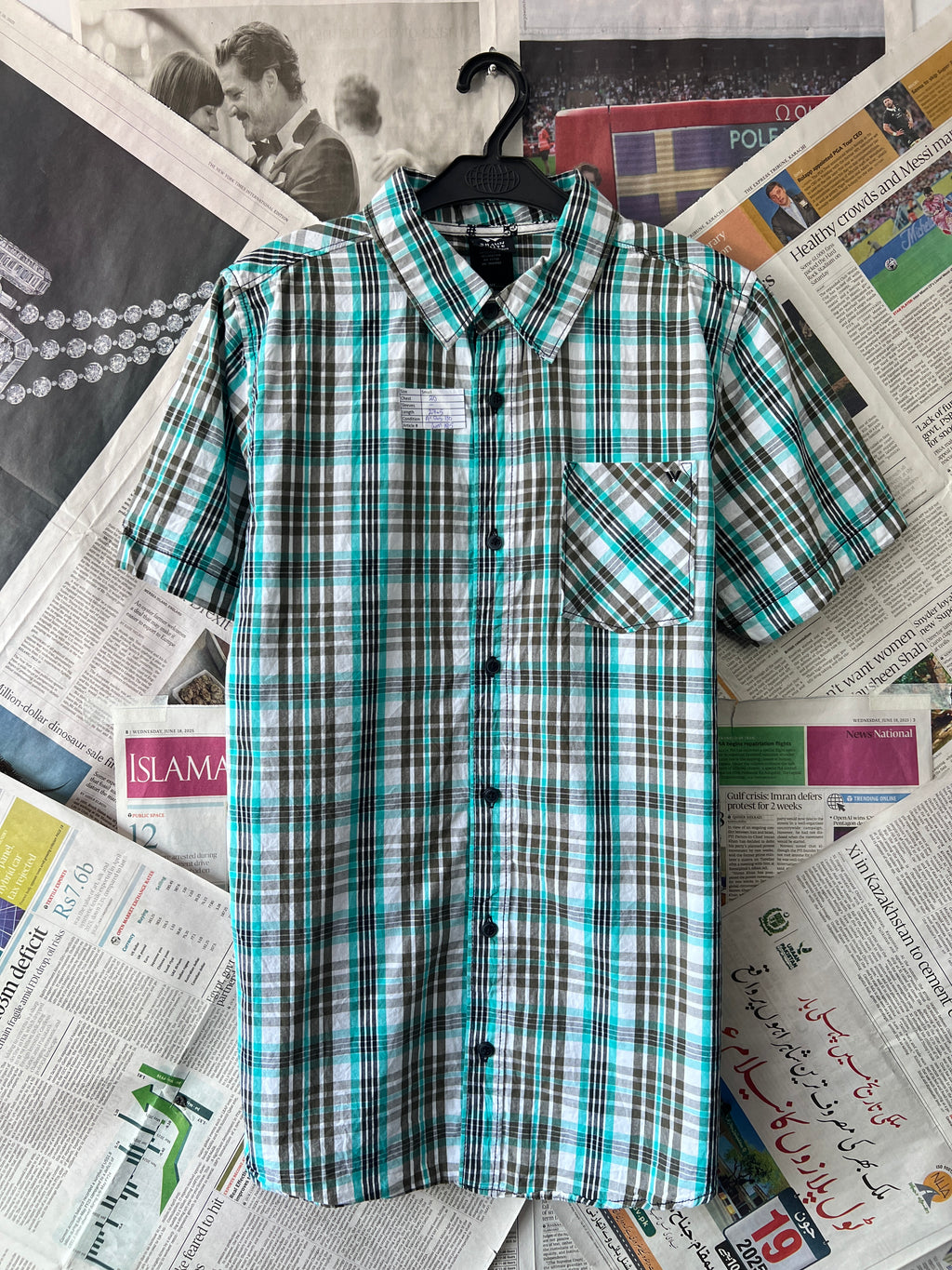 SHAUN WHITE® Teal | Small | Chest: 20" | T185 - Genuine Maal