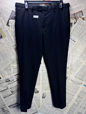 Primark® Waist: 38" | Black | Slim Fit Dress Pant | Poly - Viscose - Elastane | 2751 - Genuine Maal
