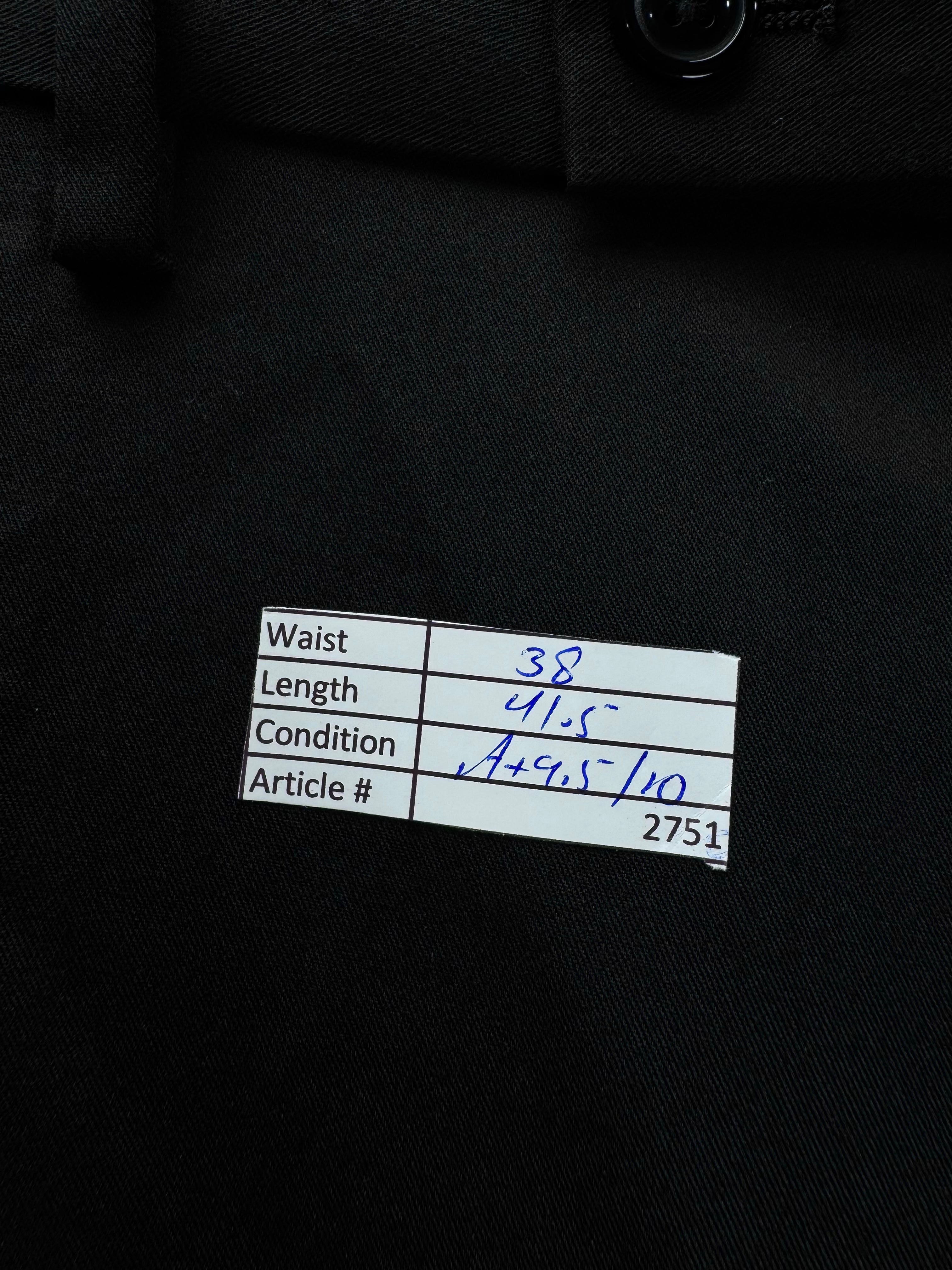 Primark® Waist: 38" | Black | Slim Fit Dress Pant | Poly - Viscose - Elastane | 2751 - Genuine Maal
