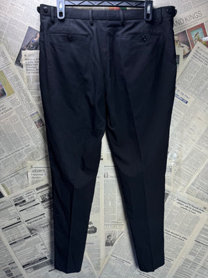 Primark® Waist: 38" | Black | Slim Fit Dress Pant | Poly - Viscose - Elastane | 2751 - Genuine Maal