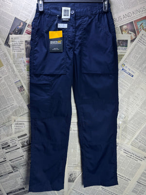 Regatta Professional® Waist: 28" | Navy | Cargo Trousers | Poly - Cotton | 2752 - Genuine Maal