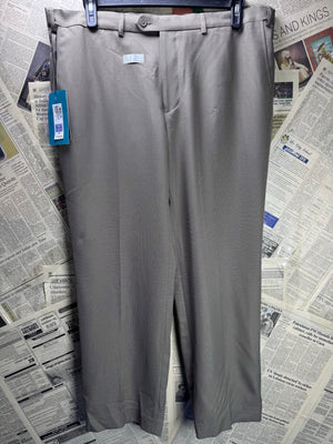 M&S® Waist: 40" | Mushroom | Regular Fit Dress Pants | Polyester | 2778 - Genuine Maal