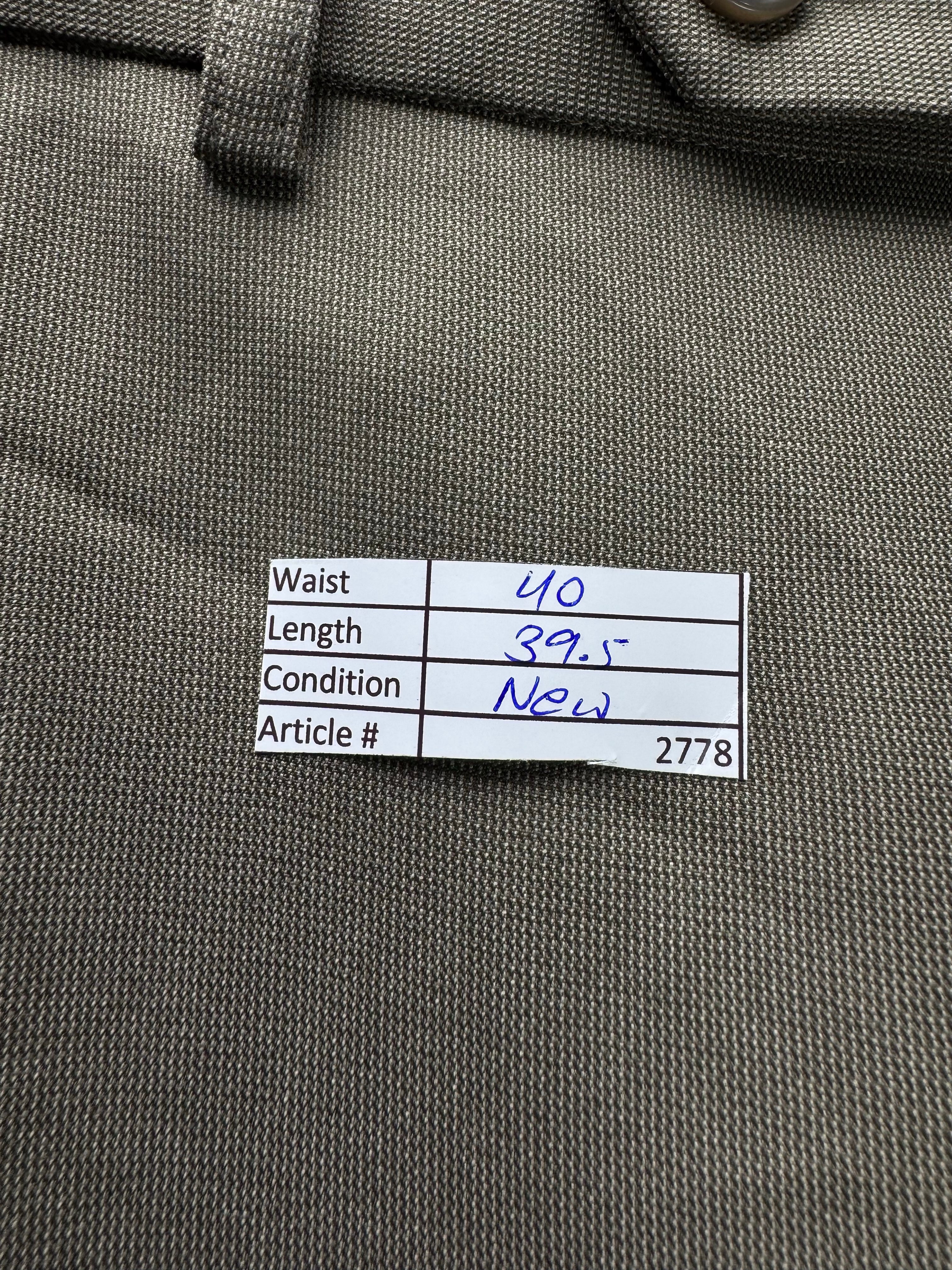 M&S® Waist: 40" | Mushroom | Regular Fit Dress Pants | Polyester | 2778 - Genuine Maal
