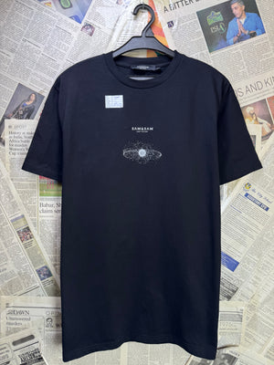 SAM & SAM® Small | Chest: 21" | Black | T-Shirt | Cotton | 3829 - Genuine Maal
