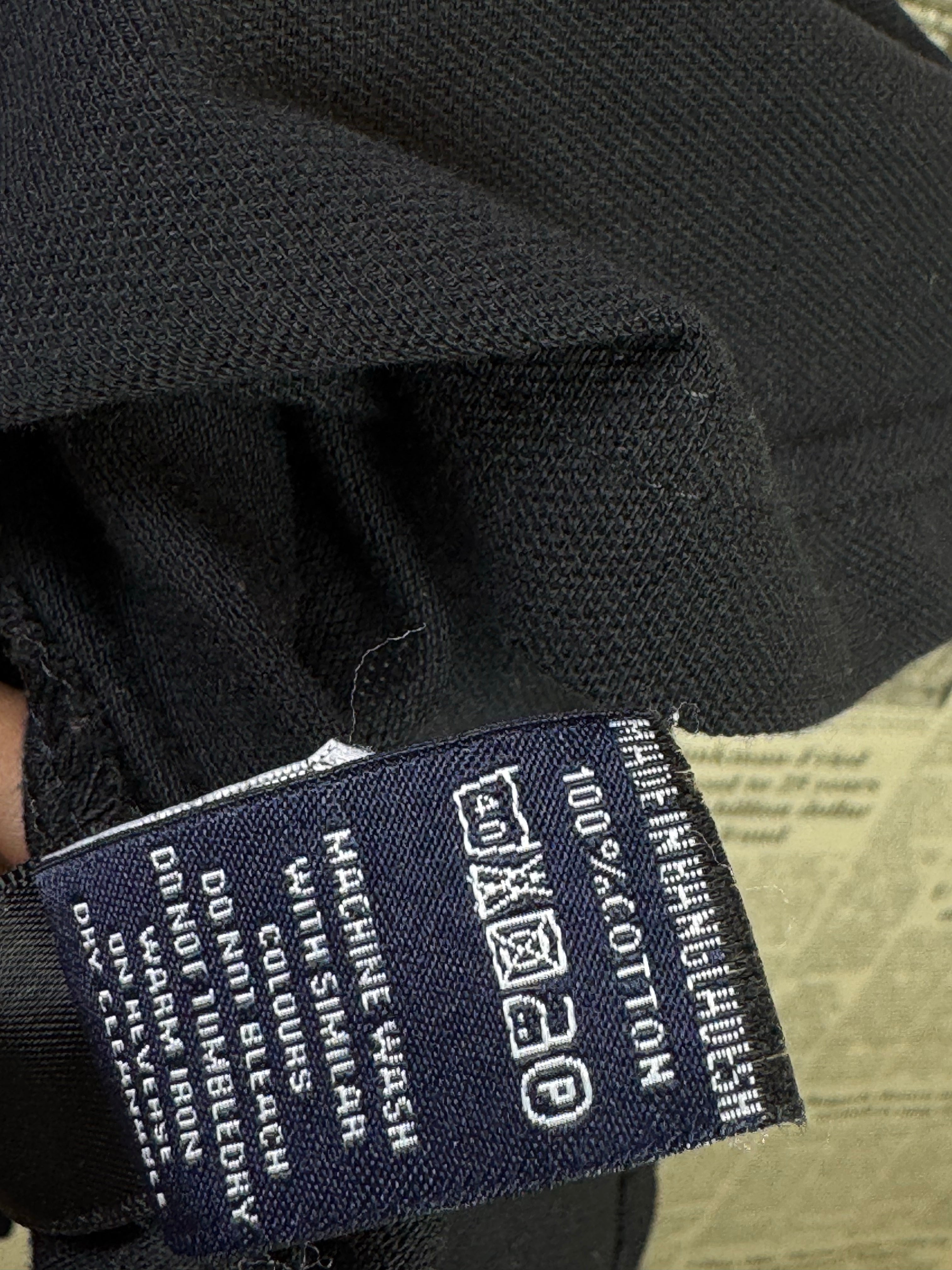 Crew Clothing® Small | Chest: 20.5" | Black | Polo | Cotton | 4172 - Genuine Maal