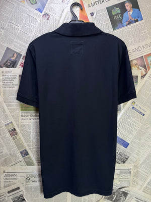Crew Clothing® Small | Chest: 20.5" | Black | Polo | Cotton | 4172 - Genuine Maal