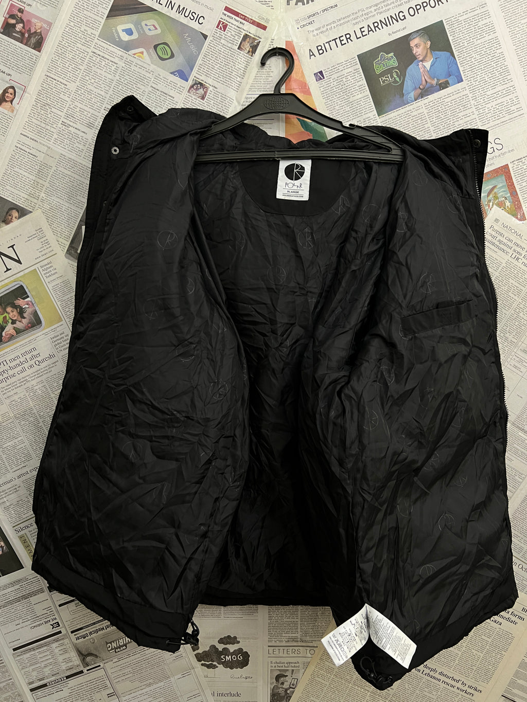 Polar® XXL | Chest: 28" | Black | Extreme Winter Puffer Jacket with Hoodie | 2280 - Genuine Maal